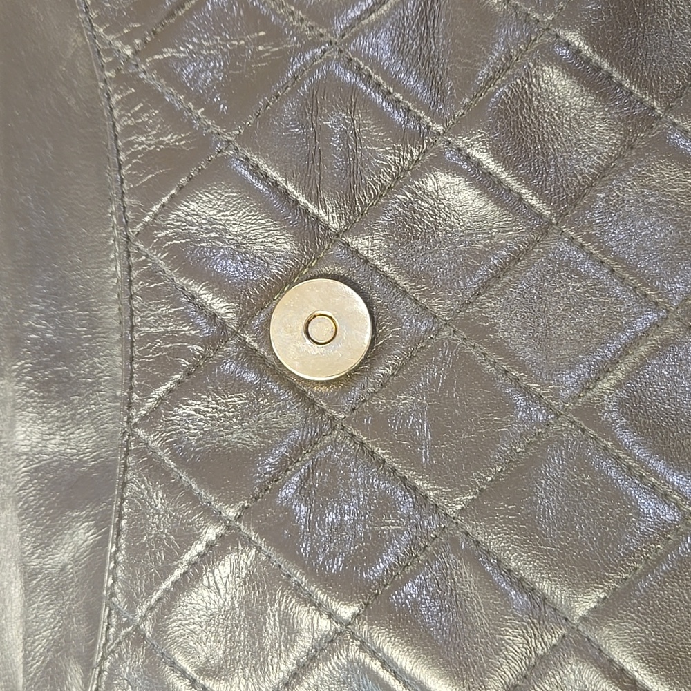 Chanel Dark Brown Quilted Shoulder Bag with Tassel - Picture 14 of 16